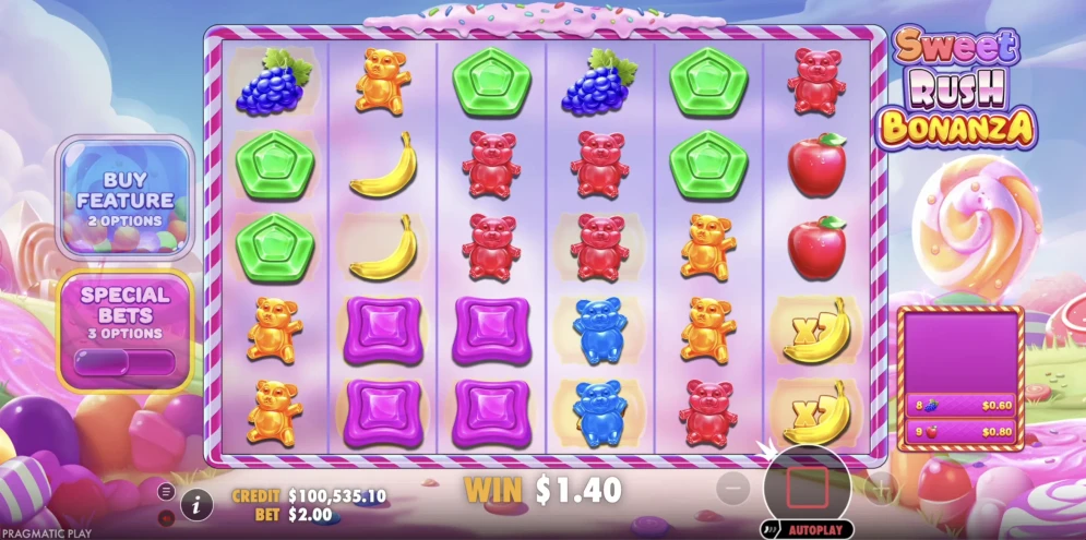 Sweet Rush Bonanza Slot